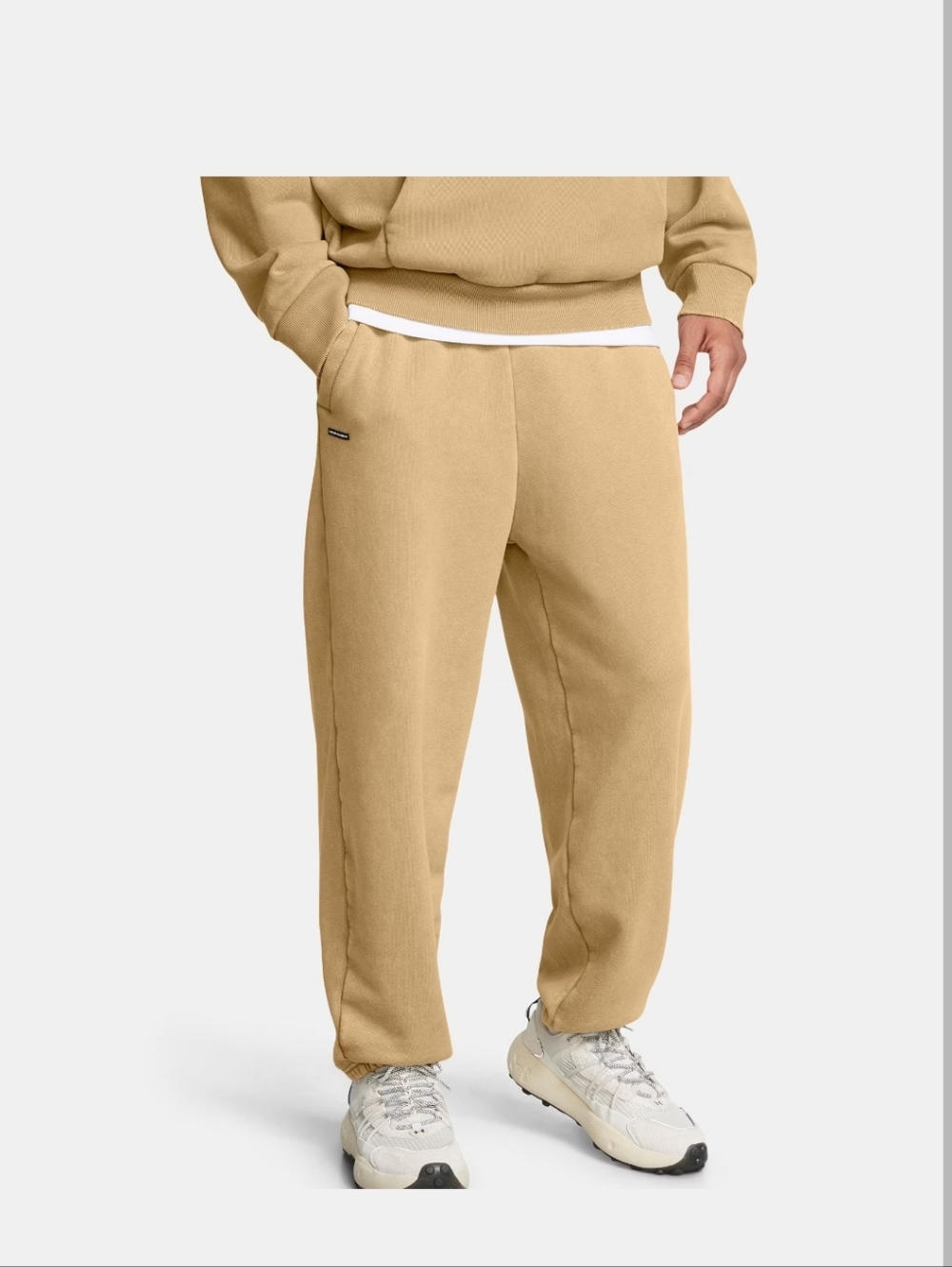 NWT UA Icon Heavyweight Fleece WashMen's Oversized Pants